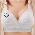 thumbnail image 2 of Women's Printed Plus Size Daily Bra Underwear Without Underwire, 2 of 8