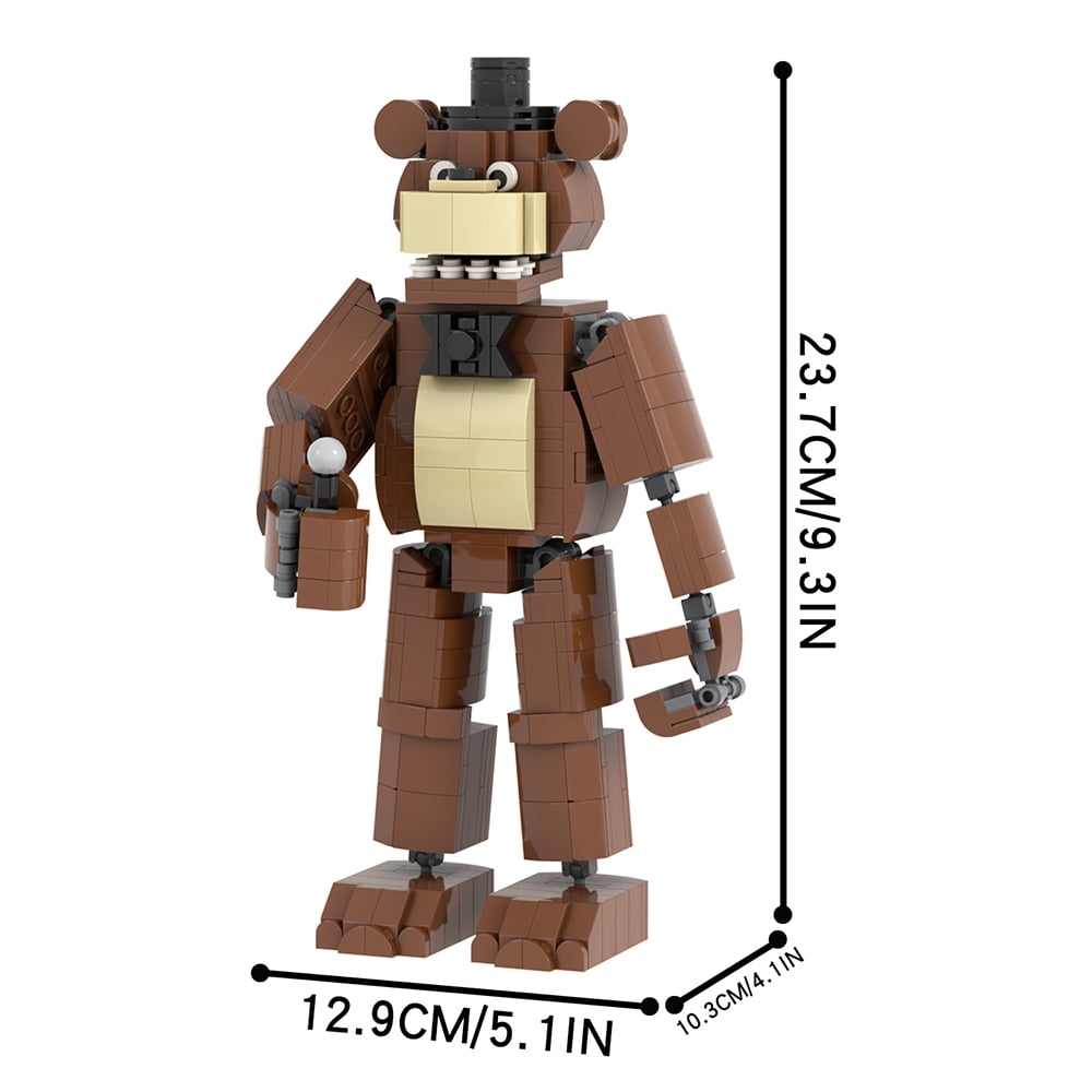 MOOXI Five Nights Fredy Action Figures Building Blocks Toys,FNAF Classic Horror Game Building Set,Halloween Birthday Gifts for Boys and Girls(470pcs)