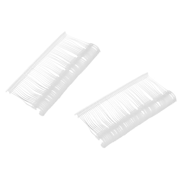 Uxcell 1500 Pcs J Hook Fasteners 1.38" Transparent Standard Tagging Gun Refill Barb
