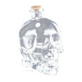 thumbnail image 1 of Ensemble de Têtes Squelettes d'Halloween - Distributeur de Bouteilles avec Verre - Rangement Scellé pour Auto-Infusion et Stockage, 1 of 4