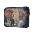 thumbnail image 2 of Bingfone Elephant In Smoke Laptop Sleeve Case 15 Inch, 360° Protective Computer Carrying Bag, 2 of 9