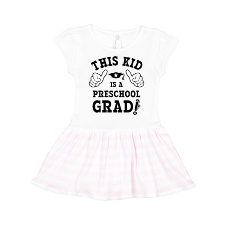 

Inktastic This Kid Preschool Grad Gift Toddler Girl Dress