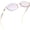 3096 Golden, variant on Rimless Blue Light Blocking Glasses, For Computer and Reading (+2.50 Magnification)