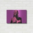 thumbnail image 3 of Luxe Metal Art 'Magenta' by Giuseppe Cristiano, Metal Wall Art, 24"x16", 3 of 8