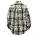 thumbnail image 3 of Blusa y camisa de manga larga con cuello vuelto para hombre, moda informal, botones, bolsillo enrejado, cuello vuelto, camisa de manga larga para hombre, abrigo de poliéster, 3 of 3