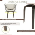 thumbnail image 2 of Mid-Century Modern Dining Chair - 360° Swivel(set of 2), PU Leather Upholstery, Ergonomic Design for Kitchen, Office & Dining Room, 2 of 8