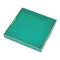 thumbnail image 4 of Bandeja Benzara BM145601 Mimosa Green de plástico, 33 x 33 x 4 cm, 4 of 6