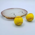 thumbnail image 6 of Mall of Style - Softball Earrings for Women - Softball Jewelry - Softball Mom Stuff (Ball & Ball), 6 of 6