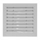 thumbnail image 1 of Rejilla de ventilación de aire de aluminio Uxcell, 8 x 8 pulgadas, cubierta de ventilación de escape para pared, puerta, techo, armario, vestidor, sistema de calefacción, gris, 1 of 7