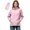 Pink, variant on UDAUDU Women's Lightweight Waterproof Rain Jacket Hooded Packable Windbreaker for Hiking Travel Fishing Green L