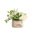 thumbnail image 2 of Billuyoard Simulación de bonsái, macetas artificiales, flores falsas, plástico, seda, cerámica, alivio de la presión, dulce regalo, plantas Decoración del hogar Tipo 2, 2 of 6