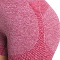 thumbnail image 6 of Seamless High Waist Yoga Shorts Womens Butt Lifting Workout Running Leggings Shorts for Daily Sports Wear Red M, 6 of 7