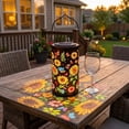 thumbnail image 7 of Colorful Sunflower Glow Solar Garden Lantern, Solar Hanging Lantern with Colorful Projection, Waterproof Metal Solar Light for Patio, Yard, Garden Pathway Decor, 7 of 7