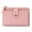 Pink, variant on Yucurem 5pcs Women Fashion Solid Color Multi-slot PU Leather Wallet(Pink)