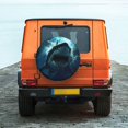 thumbnail image 6 of Susaid Undersea Shark Print Tire Covers,Waterproof Anti-UV Snow Sun Rain Tire Covers for RV,Truck, SUV, Trailer, Camper-15 inch, 6 of 6