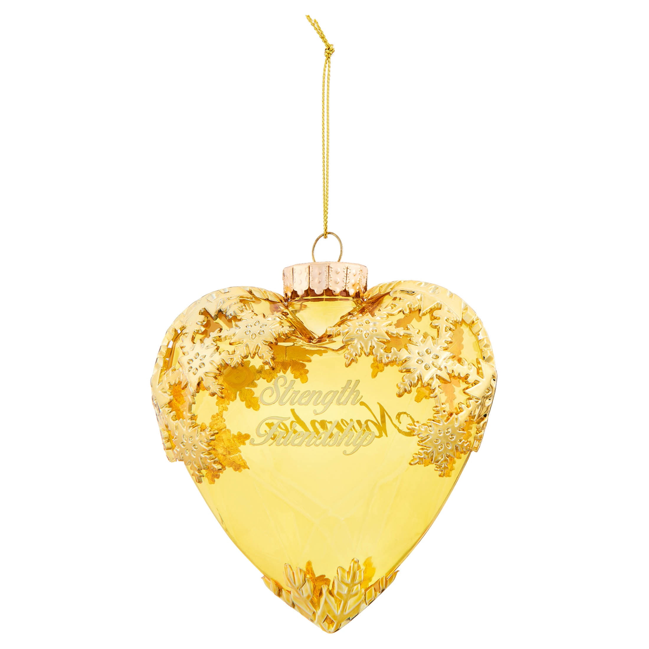 Yellow and Gold November Birthstone Christmas Ornament, 4.3", by Holiday Time