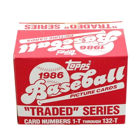 MLB 1986 Topps Baseball Traded Series - Set of 132