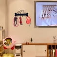 thumbnail image 2 of Dog Leash Holder Wall Mount, Dog Supply Organizer with 6 Hooks, Metal Key Hooks for Wall， Wall Storage for Hanging Leash, Vest, Harness, Keys, 2 of 8