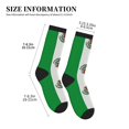 thumbnail image 3 of Men's Mexican-Flag Novelty Athletic Socks Women's Digital Printing Funky Patterned Crew Socks, 3 of 7