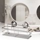 thumbnail image 5 of Inteprter Soporte de almacenamiento de acero inoxidable ventosa estante de pared de baño profundo champú Gel de ducha soporte de baño soporte Juegos de accesorios de baño, 5 of 6