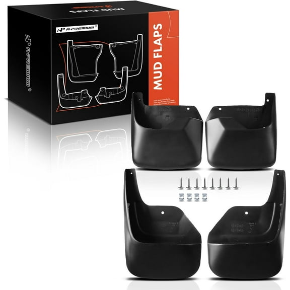 A-Premium Splash Guard Mud Flaps Replacement for GMC Envoy 2002-2009 Excluding Denali Models Front and Rear 4-PC Set