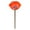Orange, variant on Zeyigg Bee Watering Station for Garden, Colorful Metal Flower Bee Bath Decorative Design, Attracts Bees and Butterflies, Easy Install Durable Outdoor Yard Decor Bird Feeder,Light Blue