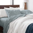 thumbnail image 2 of Ella Jayne Viscose from Bamboo Deep-Pocket 4-piece Sheet Set, Full, Seafoam, 2 of 5