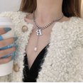 thumbnail image 2 of Collar Colgante de Moda Joyería Mujer Estilo Coreano Geométrico, 2 of 2