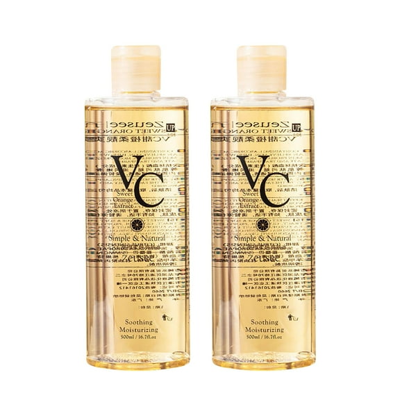 VC Toner-500ml,VC Toner Refreshing Hydrating Rejuvenating,VC Water Contains VC Ingredients Deeply Hydrate and Enhance Skin Elasticity,Deep Moisturing,Refreshing Water Lotion for All Skin Type