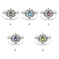 thumbnail image 3 of Anillo de flor de loto Minnieouse Verde Nº 8 AP015024-05, 3 of 6