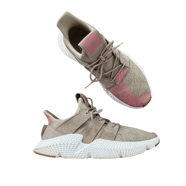 Adi - das Shoes Men 10.5 Prophere Trace Khaki Chalk Pink CQ2128 Tan Beige Sneakers