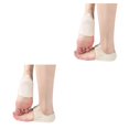 thumbnail image 3 of Vogacara Paquete de 2 fundas para pies para hombres y mujeres, fundas protectoras de talón reutilizables y transpirables, almohadillas portátiles para Type1 NO1 Vogacara CBP161870, 3 of 6