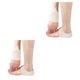 thumbnail image 1 of Jumpingount Paquete de 2 cubiertas para pies para hombres y mujeres, protectores de talón transpirables, mangas de absorción de impactos, soporte Color de piel 2piezas, 1 of 6