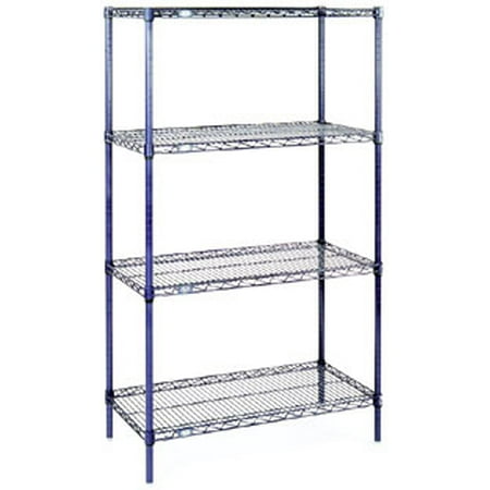 Nexel Starter Shelving Unit Wire 24w 4 24486c Com
