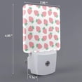 thumbnail image 2 of Pofeuu Strawberry Print Night Lights Plug into Wall with Dusk-to-Dawn Light Sensor, LED Nightlight for Bathroom, Adult, Hallway-UK, 2 of 7