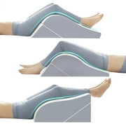 2PCS Leg Elevation Wedge Pillows for Sleeping, Leg Wedge Pillow After Knee Replacement Post Surgery, Leg Wedges for Elevation for Swelling, Circulation, Adjustable 3-in-1 Height Foam Pillow Wedge