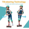 thumbnail image 4 of GLIDEZONE Kick Scooter for Kids Ages 3~14, Foldable Toddler Scooter 3 Wheel with LED Lighted, Adjustable Handlebars, Max Load 110lbs (Red), 4 of 6