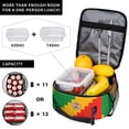thumbnail image 4 of Insulated Lunch Bag Los Angeles California Flag Reusable Lunch Box for Men Women, 4 of 7