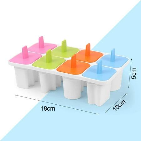 8 Moules A Creme Glacee Petits Moules A Popsicle Moules A Popsicle Moules A Sucettes Glacees Moule A Creme Glacee Mini Lettre Pour Enfants Bebe Sans Bpa Blanc Walmart Canada