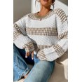 thumbnail image 4 of FOLUNSI Flirty Striped Sweater: Warm, Chic, Daily Style!, 4 of 8