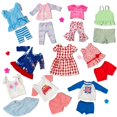 thumbnail image 2 of Set de ropa para muñecas ZQDOLL para muñecas estadounidenses de 18 pulgadas, 23 piezas, 2 of 9