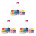 thumbnail image 1 of 3000Pcs 1/8 Inch Map Push Pins Map Tacks with Plastic Round Heads and Steel Needle Points 10 Colors (Each Color 300 PCS), 1 of 7