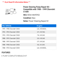 thumbnail image 2 of Power Steering Pump Repair Kit - Compatible with 1988 - 1999 Chevy C1500 1989 1990 1991 1992 1993 1994 1995 1996 1997 1998, 2 of 2