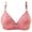 Pink, variant on Women's Embroidered Floral Plus Size Push Up Side Nipple Adjuster Bra Cover Without Underwire Push up Bra Women
