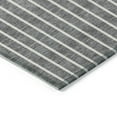 thumbnail image 4 of Addison Rugs Chantille Indoor/Outdoor Transitional Stripes Gray Washable Rectangle Rug, 1'8" x 2'6", 4 of 6