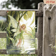 thumbnail image 2 of 1pc Metal Wall Sign, 8x12 Inches, Enchanting Fairy in Lush Greenery Decorative Sign, Perfect for Indoor and Outdoor Spaces, Garden, Home, Cafe, 2 of 7