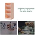 thumbnail image 4 of Four-Grid Ergonomic Desk Storage Box Drawer Organizer Inclined Pen Holder Rectangular Organizer Organizing, 4 of 8