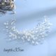 thumbnail image 2 of mariage Cristal Cheveux Vignes Fleur Feuille Tocados Accesorios De Cheveux De Mariage Pour La Marie2, 2 of 5