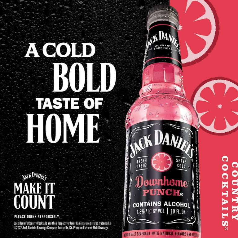 Jack Daniel's Downhome Punch Malt Beverage, 6 pack, 10 fl oz