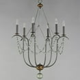 thumbnail image 3 of 20486GN Maxim Lighting Formosa - 6 Light Chandelier-36.5 Inches Tall and 27 Inches Wide-Golden Noir Finish    -Traditional Installation, 3 of 4